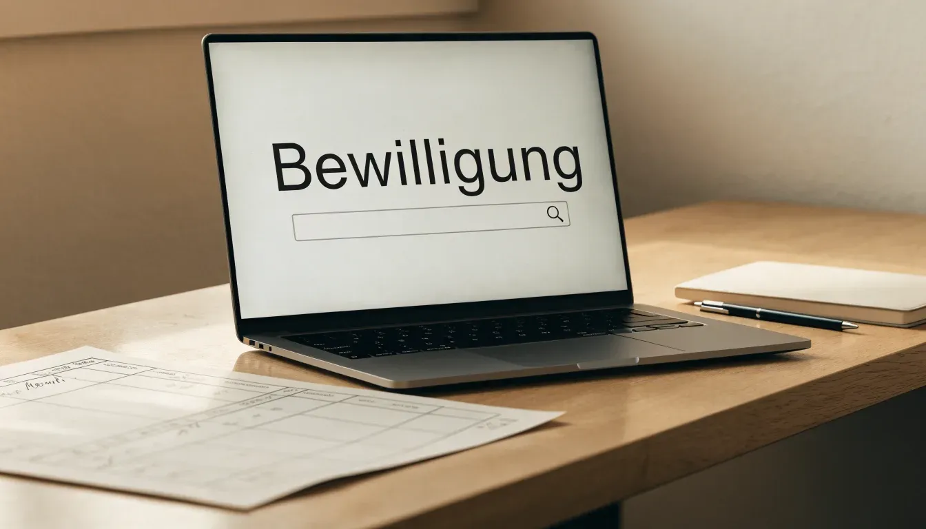 Eine breite Steintreppe führt zu einem hohen Portal aus dunklem Holz, das Licht der Dämmerung liegt auf den Stufen.